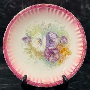 Royal Bonn Franz Anton Mehlem Germany Decorative Floral Plate